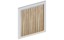 Стеновая панель HiWood декорированная, 270x12 см