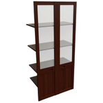 Наполнение высокого шкафа со стеклом САРАГОСА