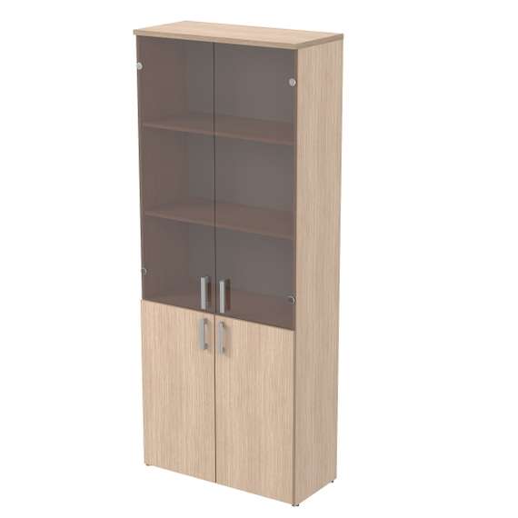 2Ш.005.3 Шкаф для документов высокий со стеклом (790*370*1960)