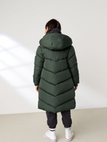 Куртка утепленная с капюшоном для девочки Next Q81-874, Хаки