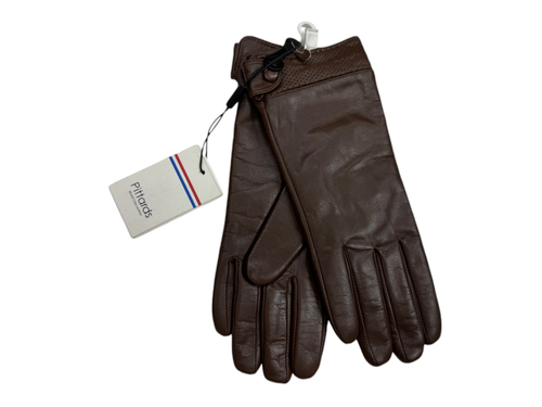 Pittards.Перчатки.Женские.Кожаные.Люкс качества.Трикотаж-шерсть. 5 шт в упаковке.