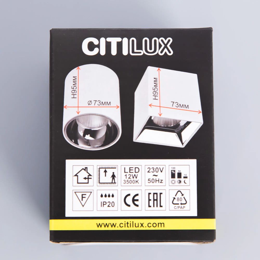 Citilux Старк CL7440213 LED Светильник накладной Чёрный Медь