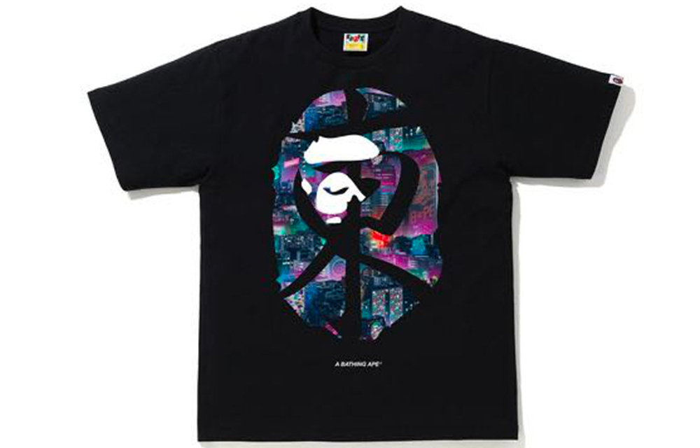 Футболка A BATHING APE Neon Tokyo Tee T, 1G30-110-074