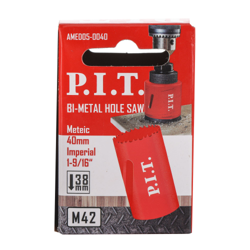 Коронка биметаллическая PIT 40x44мм (AMED05-0040)