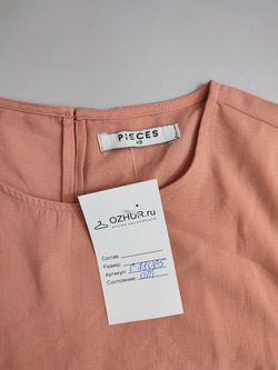 Блузка Pieces лаконичная 42 размер