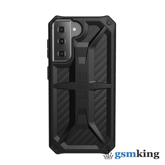 UAG Monarch Kevlar® Series Case for Samsung Galaxy S21 Carbon Fiber (Чёрный)212811114242