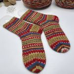 Носочная пряжа D&G YARN 75% меринос супервош 25% полиамид