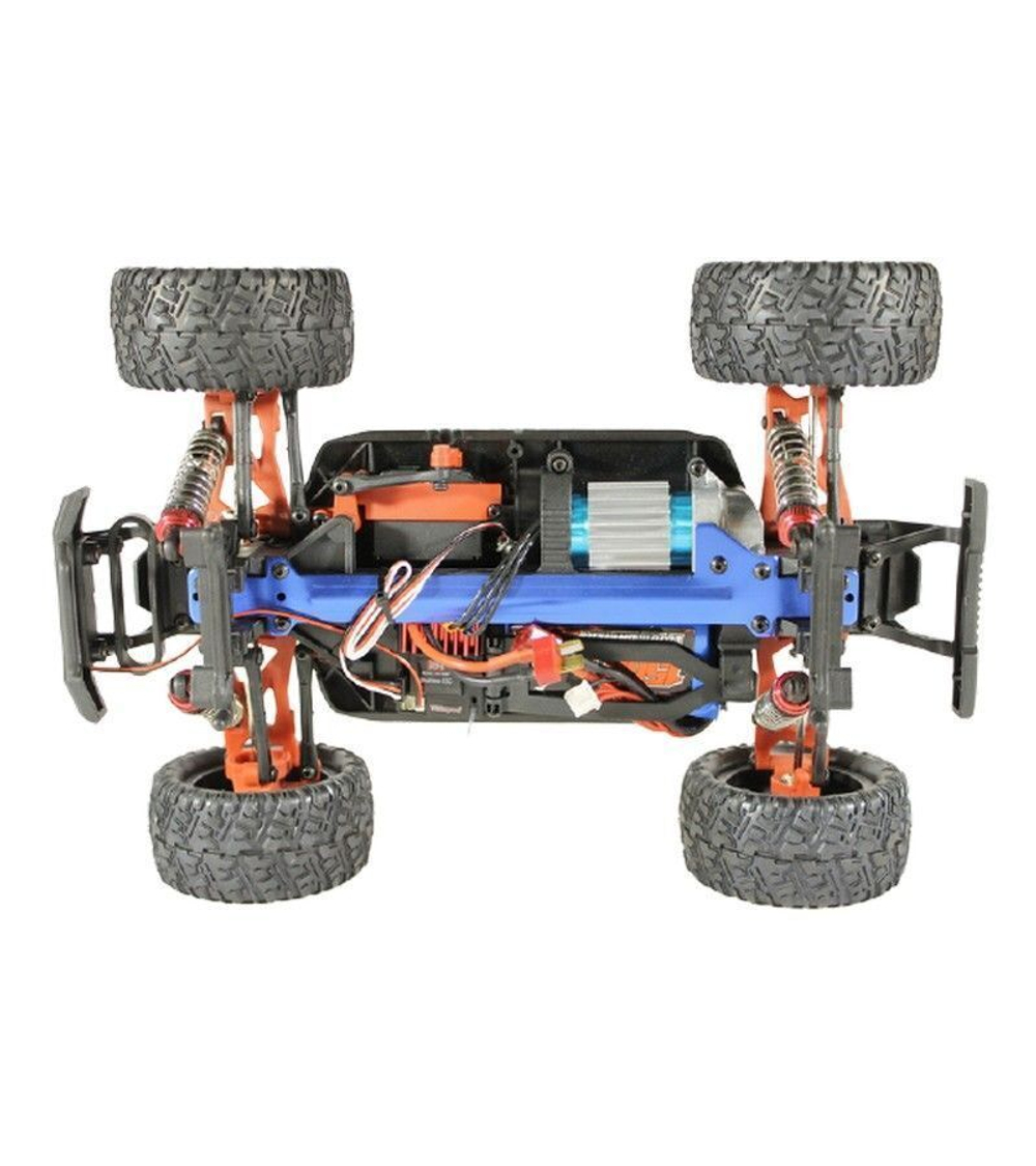 Радиоуправляемый монстр Remo Hobby SMAX Brushless UPGRADE V2.0 (синий) 4WD 2.4G 1/16 RTR