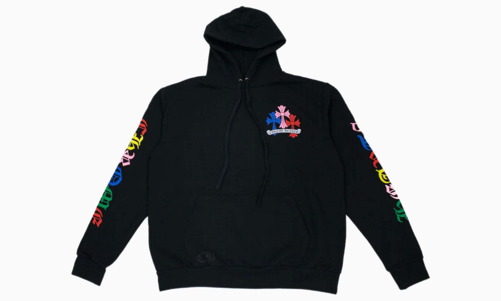 Chrome Hearts Multi Color Cross Cemetery Hoodie "Black"