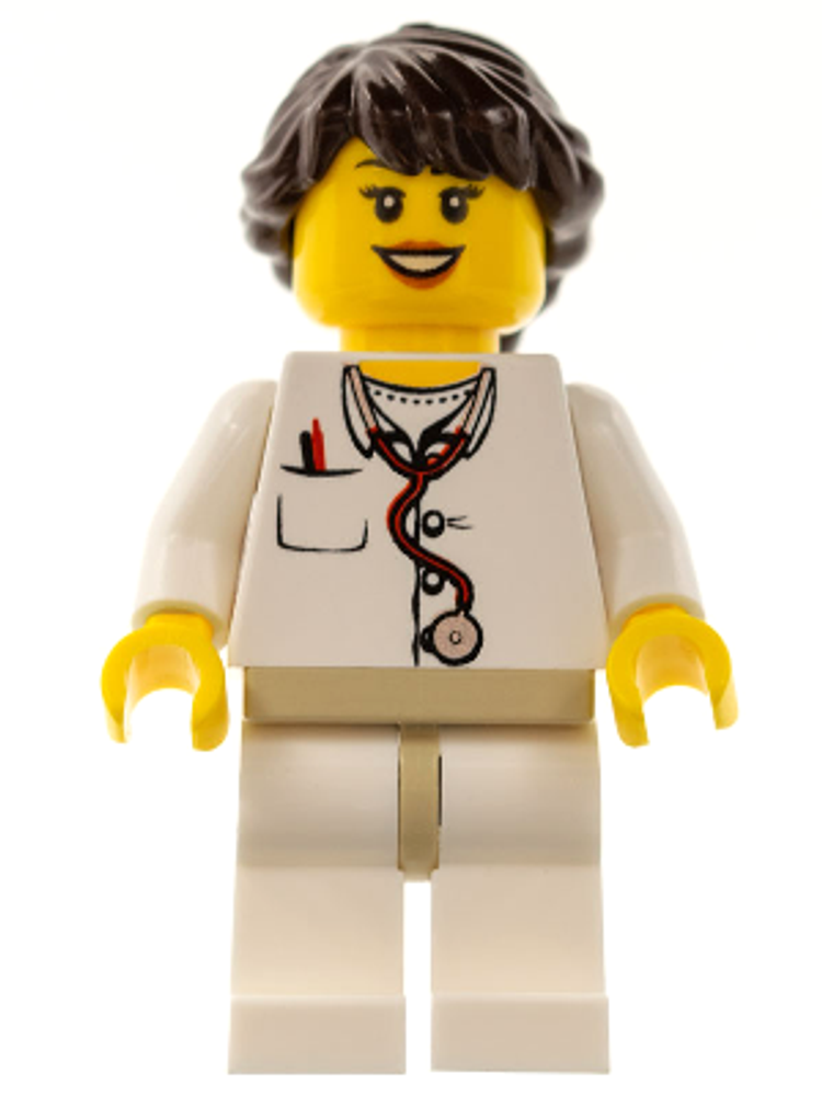 Минифигурка LEGO Col284 Доктор — стетоскоп и термометр