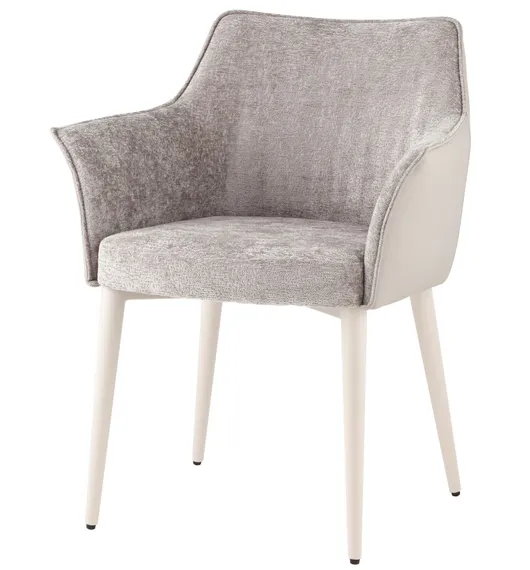 Стул Fest слоновая кость букле с экокожей