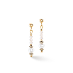 Серьги Coeur de Lion White 4434/21-1400