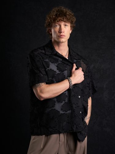 Черная рубашка с коротким рукавом 2s1 studio