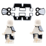 Комплект тканевых аксессуаров для клонов коммандеров (классика) (Цвета в ассортименте)