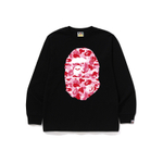 A Bathing Ape Abc Camo Big Ape Head L S Tee