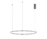 Подвес Тор матовый никель d80 h150 Led 45W (4000K) 2 типа крепления