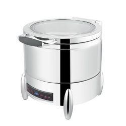 Мармит суповой 10 л электрический 220V 900W с откидной крышкой и окном с дисплеем " " SUNNEX