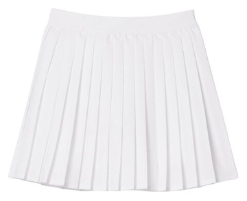 Юбка для девочки теннисная Lacoste Pleated Skirt With Built-In Shorts - белый