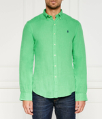 Льняная рубашка POLO RALPH LAUREN - зеленый(710829443)