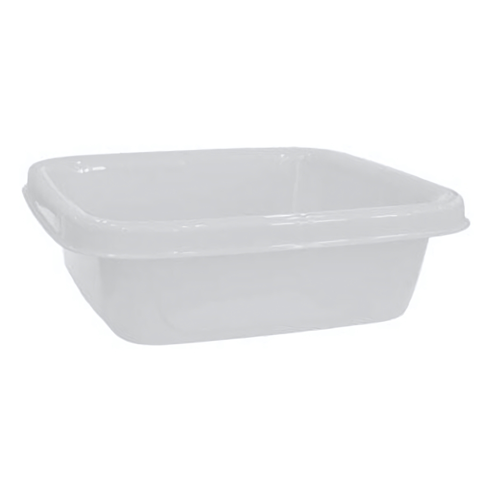 Таз квадратный 10 л Step белый