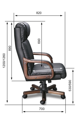 Кресло для руководителя NAPOLI A LX