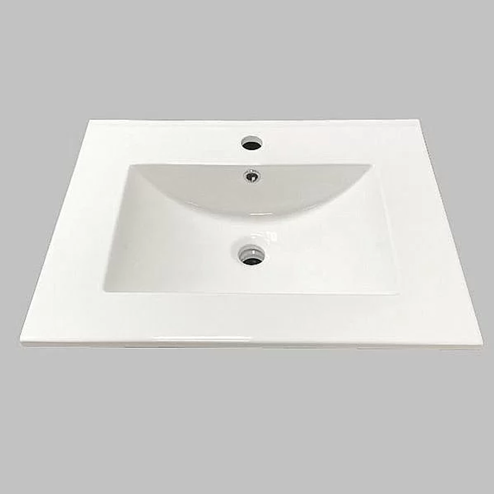 Тумба с раковиной Comforty Франкфурт 00-00004332 60 бетон светлый
