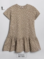 Платье для девочки в горошек