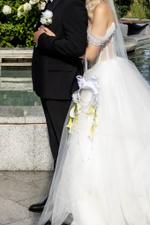 Тренд сезона ! Букет невесты Сумочка каллы с жемчугом