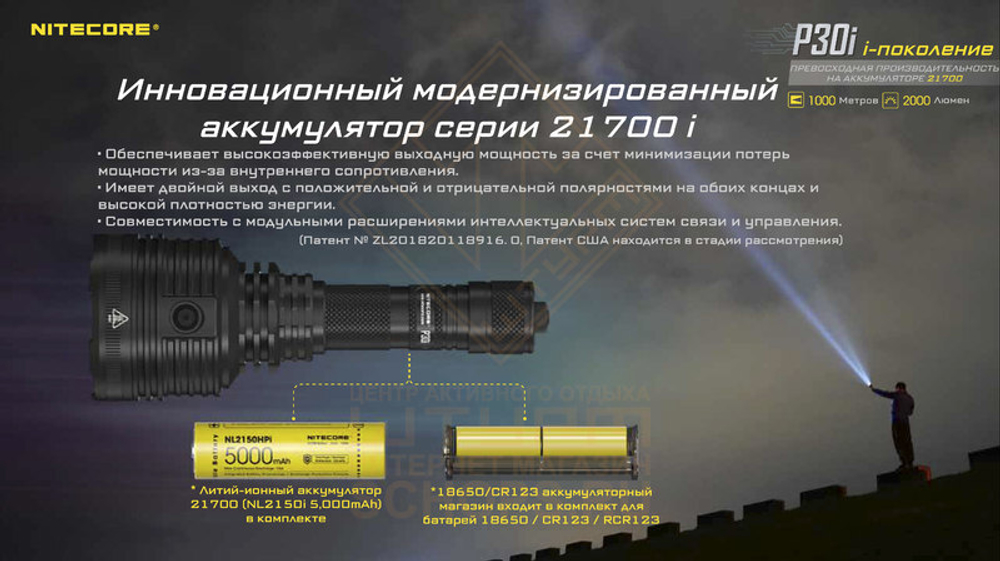 Фонарь Nitecore P30i