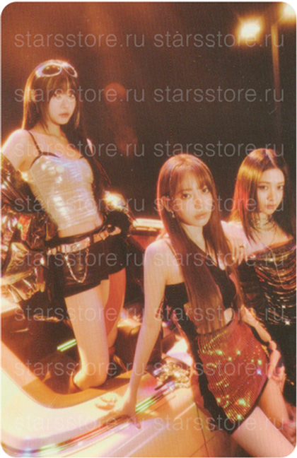 Фотокарта Eunchae & Sakura & Yunjin LE SSERAFIM - 'EASY CRAZY HOT' Tour