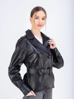 Куртка женская натуральная кожа, блейзер