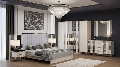 Коллекция “Галакси” сатин серебро