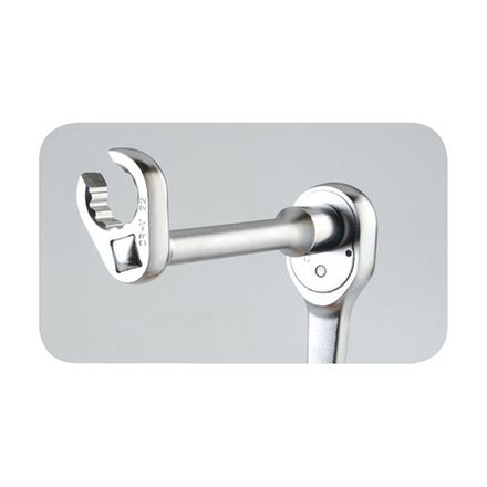 Цена на KING TONY (1E11MR) Набор разрезных ключей 3/8"&1/2" (воронья лапка), 10-22 мм, 11 предметов