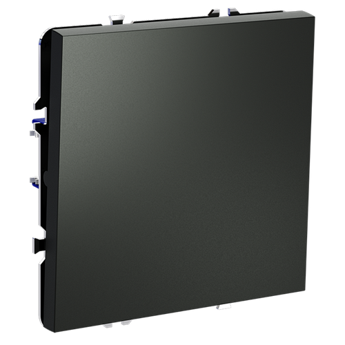 Перекрестный переключатель встраиваемый VOLTUM S70 одноклавишный 10А, (титан)