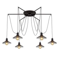 Citilux Эдисон CL451262 Люстра паук Венге