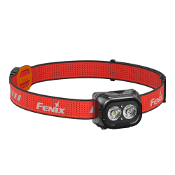 Фонарь Fenix налобный HL18R-T V2.0, черный с красным ремешком