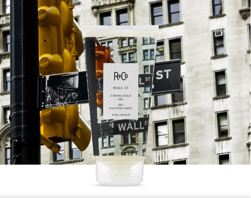 R+Co WALL ST Strong Hold Gel/УОЛЛ-СТРИТ гель сильной фиксации, 147мл