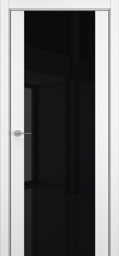 Межкомнатная дверь Zadoor-S ПО S10 Триплекс Чёрный