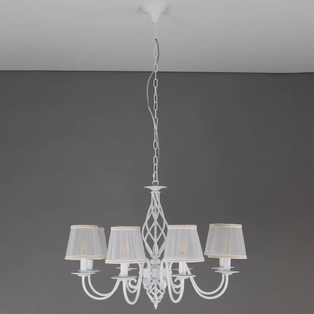 Подвесная люстра Citilux РОВЕНА БЕЛЫЙ CL427180