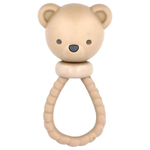 itzy ritzy, Sweetie Rtle™, силиконовый прорезыватель для зубов со вкусом звонка, для детей от 3 месяцев, мишка, 1 шт.