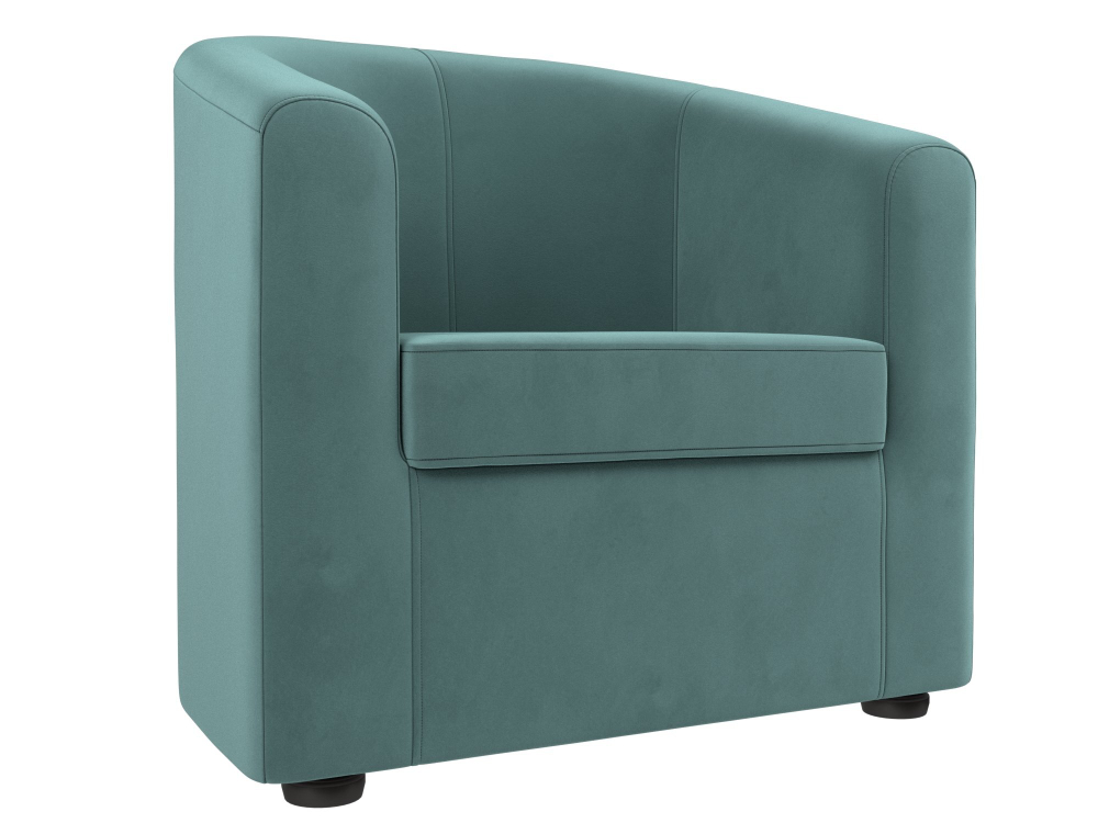 Кресло Норден, Бирюзовый, Велюр, 109046