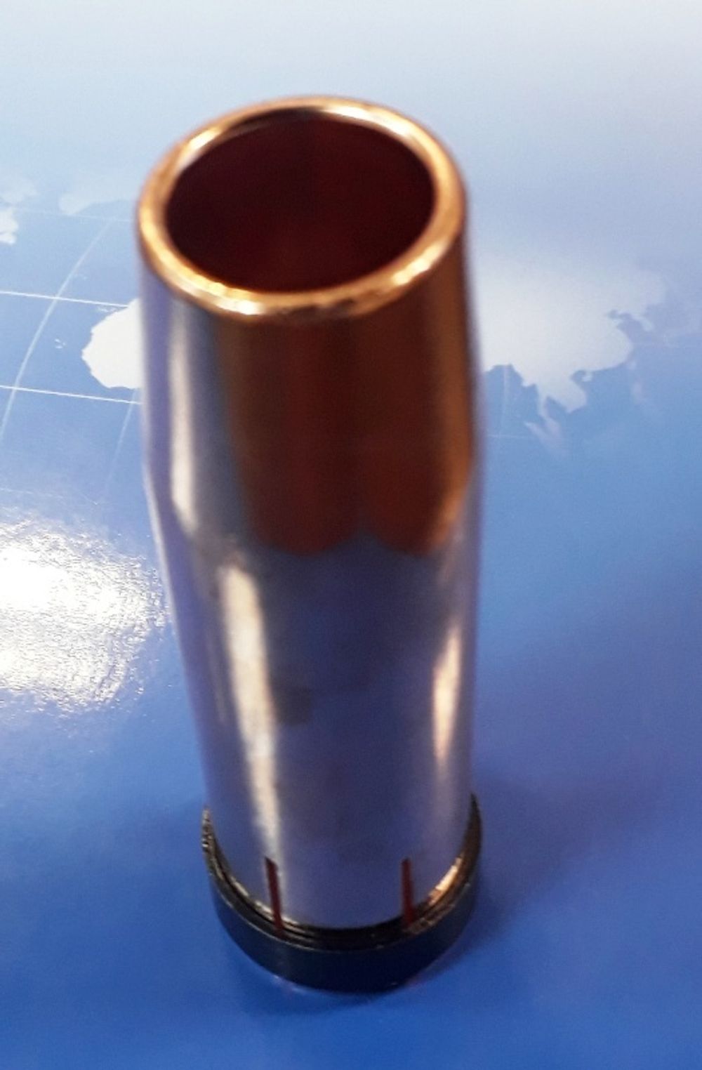 345P012010 Сопло газовое коническое, медное 16,0 мм. TBi