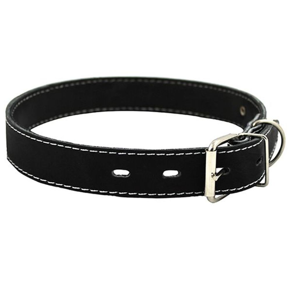Ошейник кожаный Каскад Classic ширина 30 мм, обхват шеи от 44 до 53 см Ошейник кожаный Каскад Classic ширина 30 мм, обхват шеи от 44 до 53 см