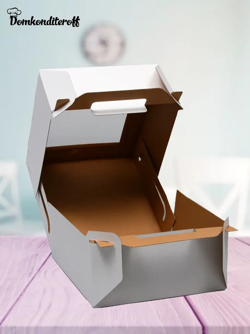 КОМПЛЕКТ коробок 2 фигурных окна 22х22х24 - 5 шт