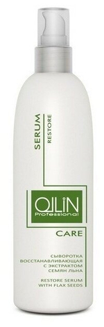 OLLIN CARE Сыворотка восстанавливающая с экстрактом семян льна 150мл/ Restore Serum with Flax Seeds