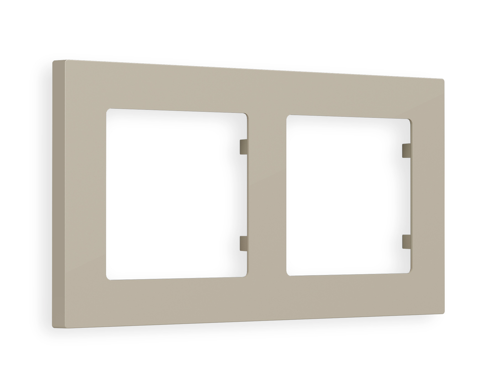 AF220362 Рамка ALFA Techno (Серо-бежевый матовый) 2-ая