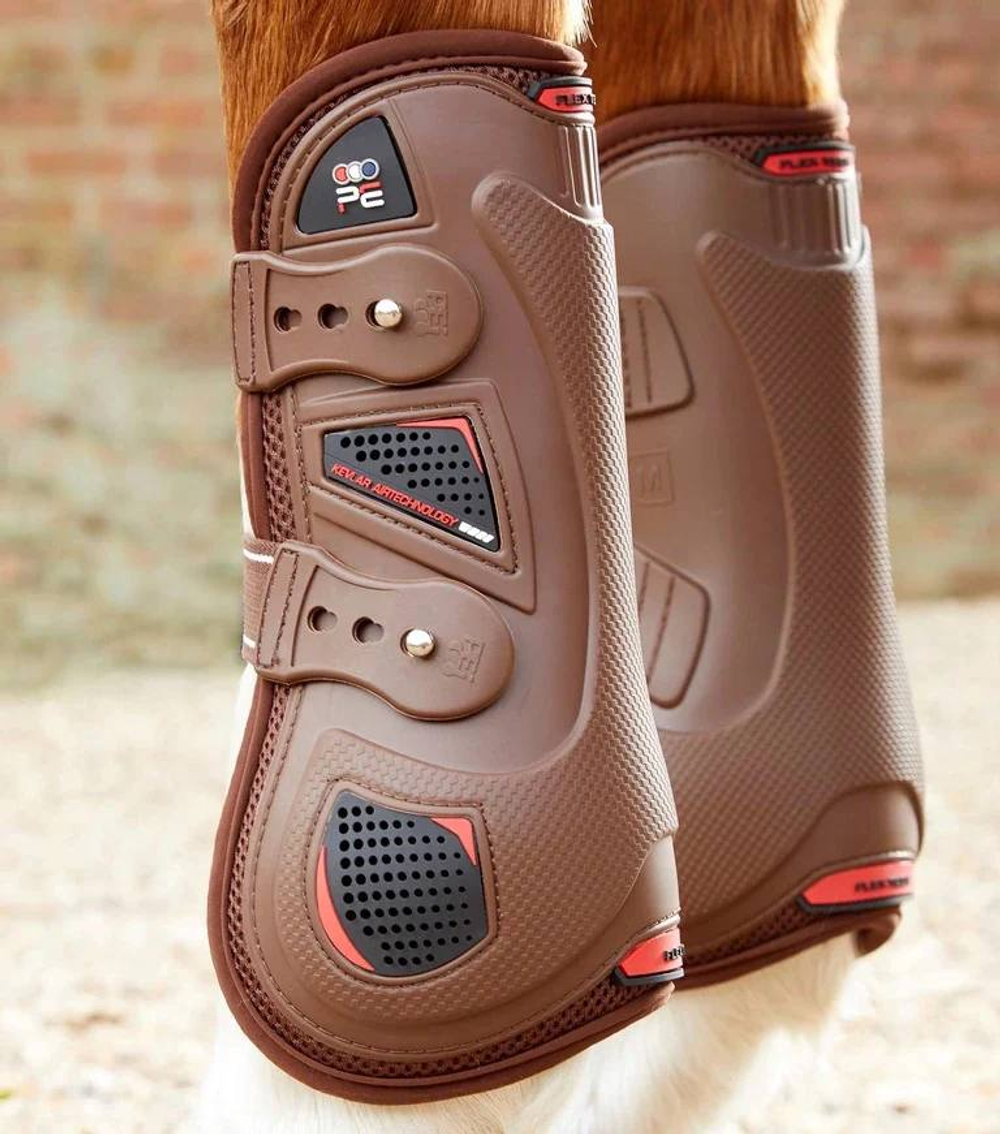 Ногавки PREMIER EQUINE Kevlar Airtechnology Fetlock перед (коричневый)