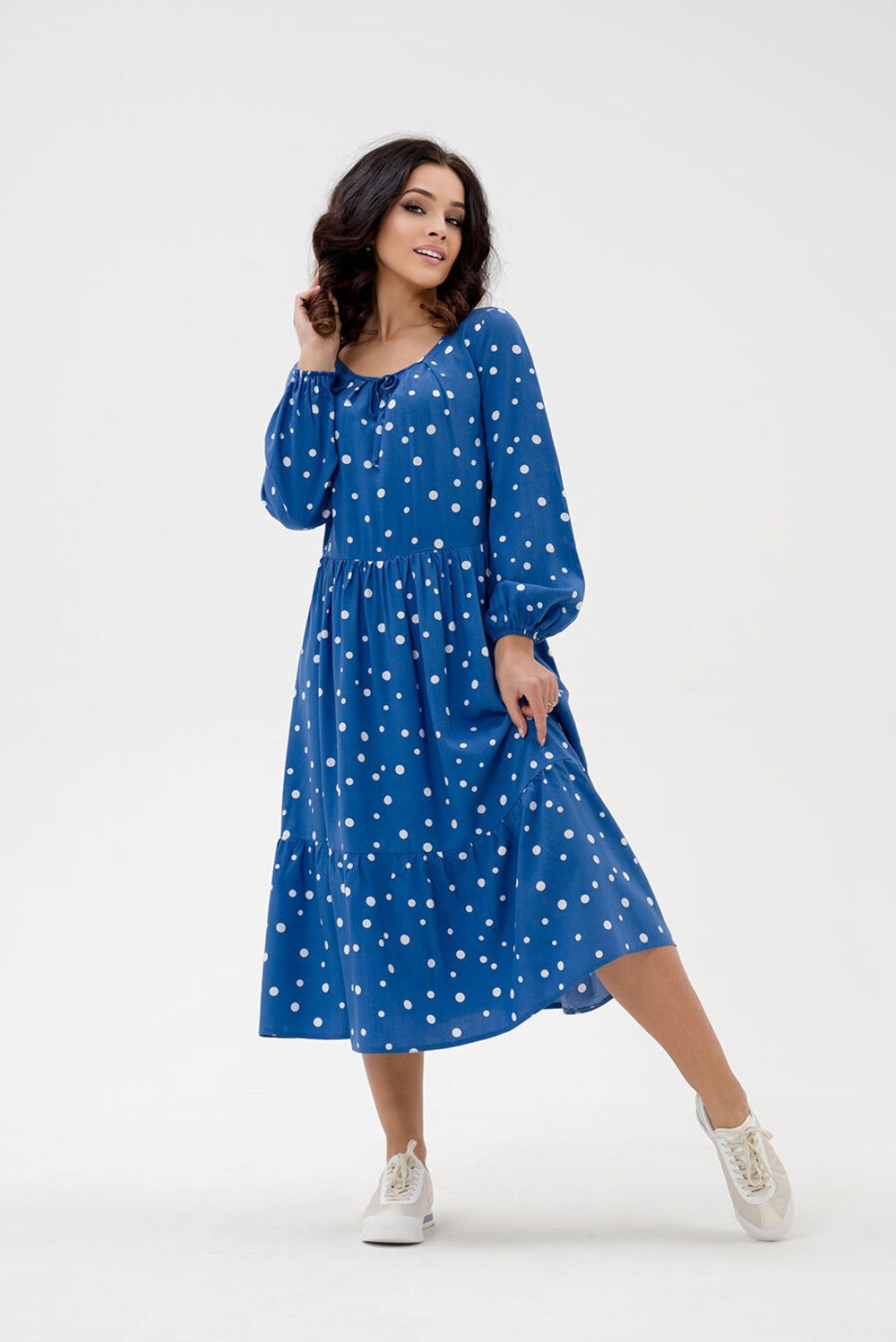 Платье Лавели (46-56) Serenada индиго (Акция)