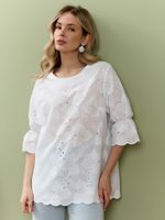 Блузка Милица-1 Виотекс БЕЛЫЙ -3