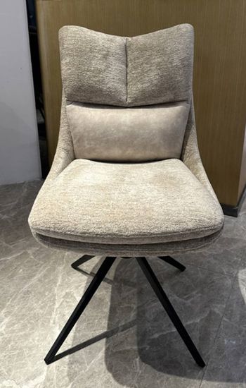 Стул LEROY 360 град. поворот Серый Maison 99# / OTE COBBLE 457 / черный каркас